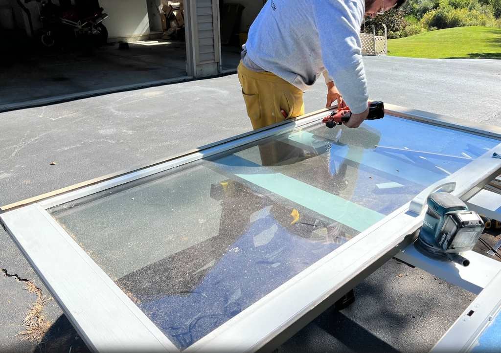 Professional glass panel replacement service for sliding doors